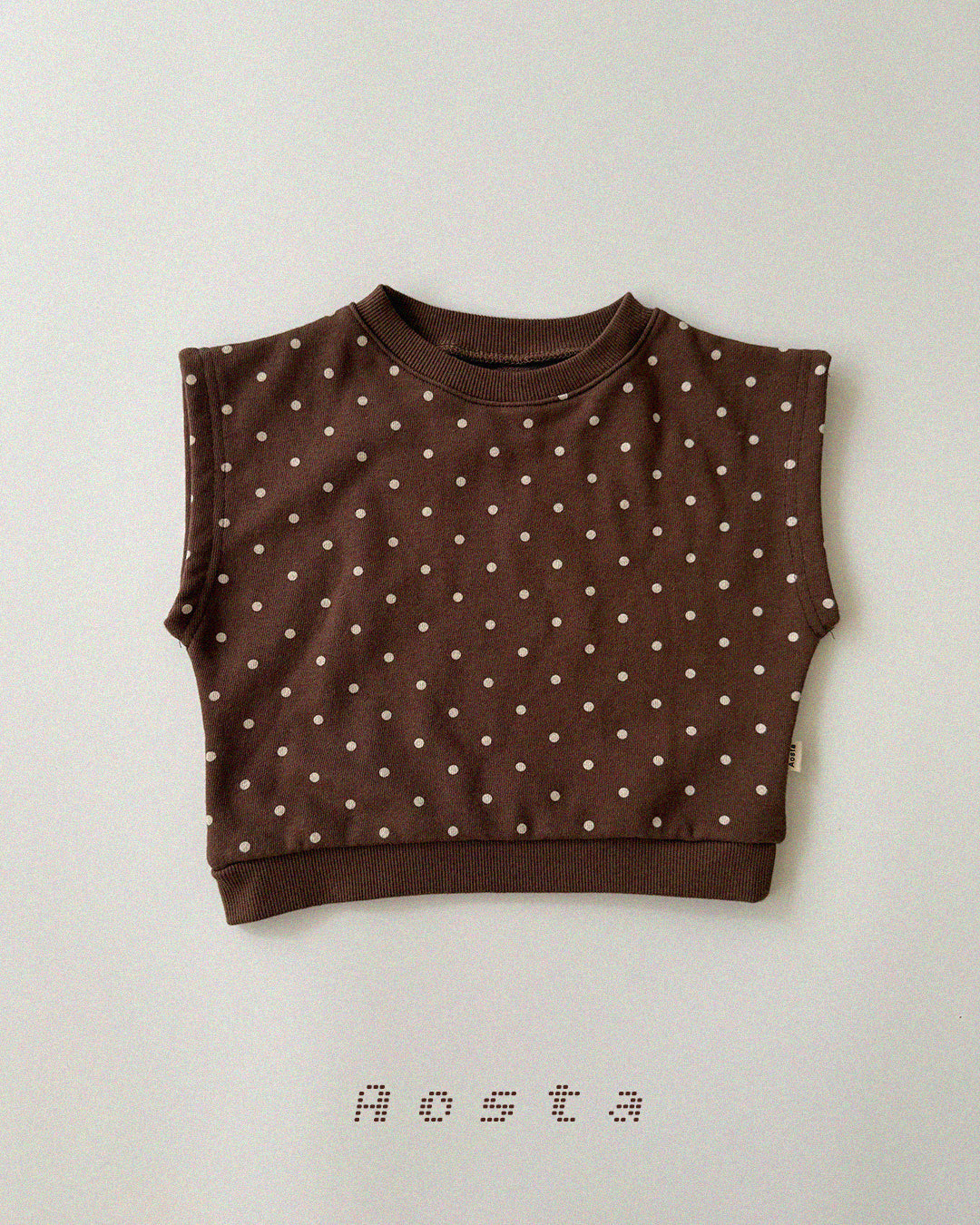 ［Aosta］Dot Tongtong Vest