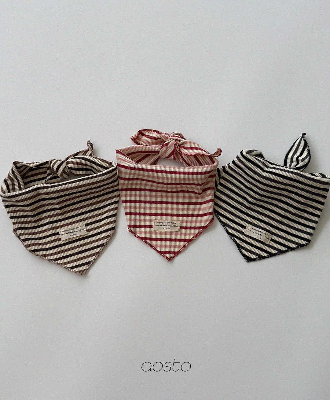 ［Aosta］Crayon Stripe Scarf