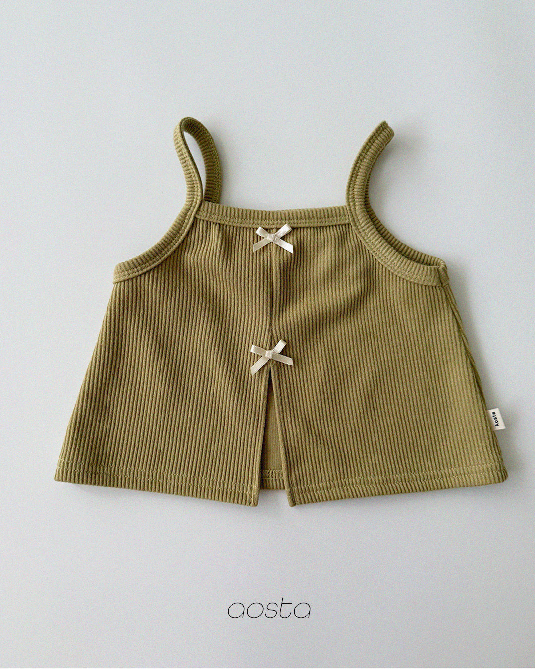 ［Aosta］Bibi Ribbon Vest