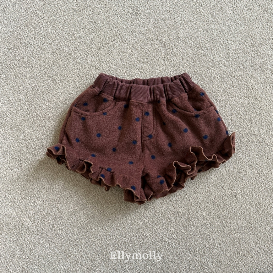 ［ELLY MOLLY］Dot frill pants