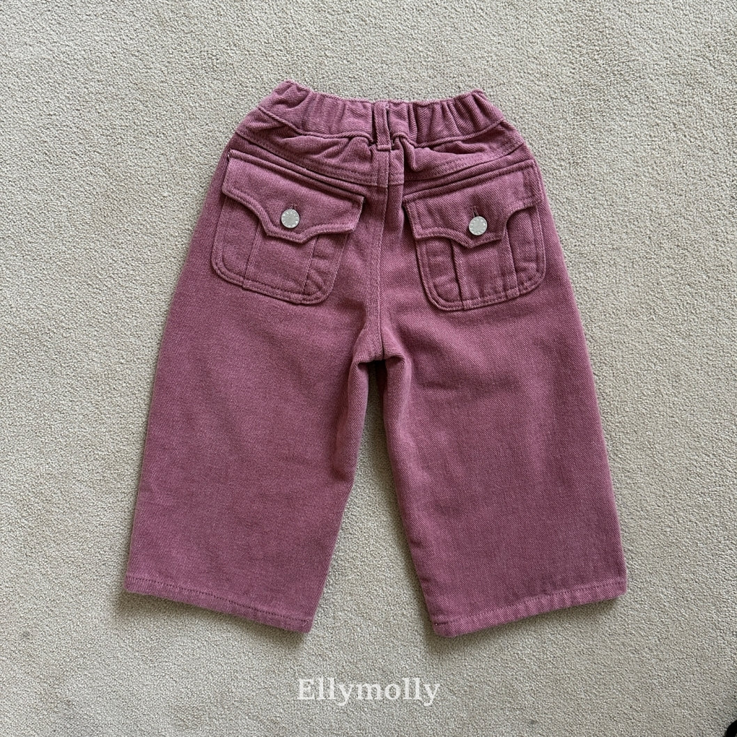 ［ELLY MOLLY］Pocket caccion pants