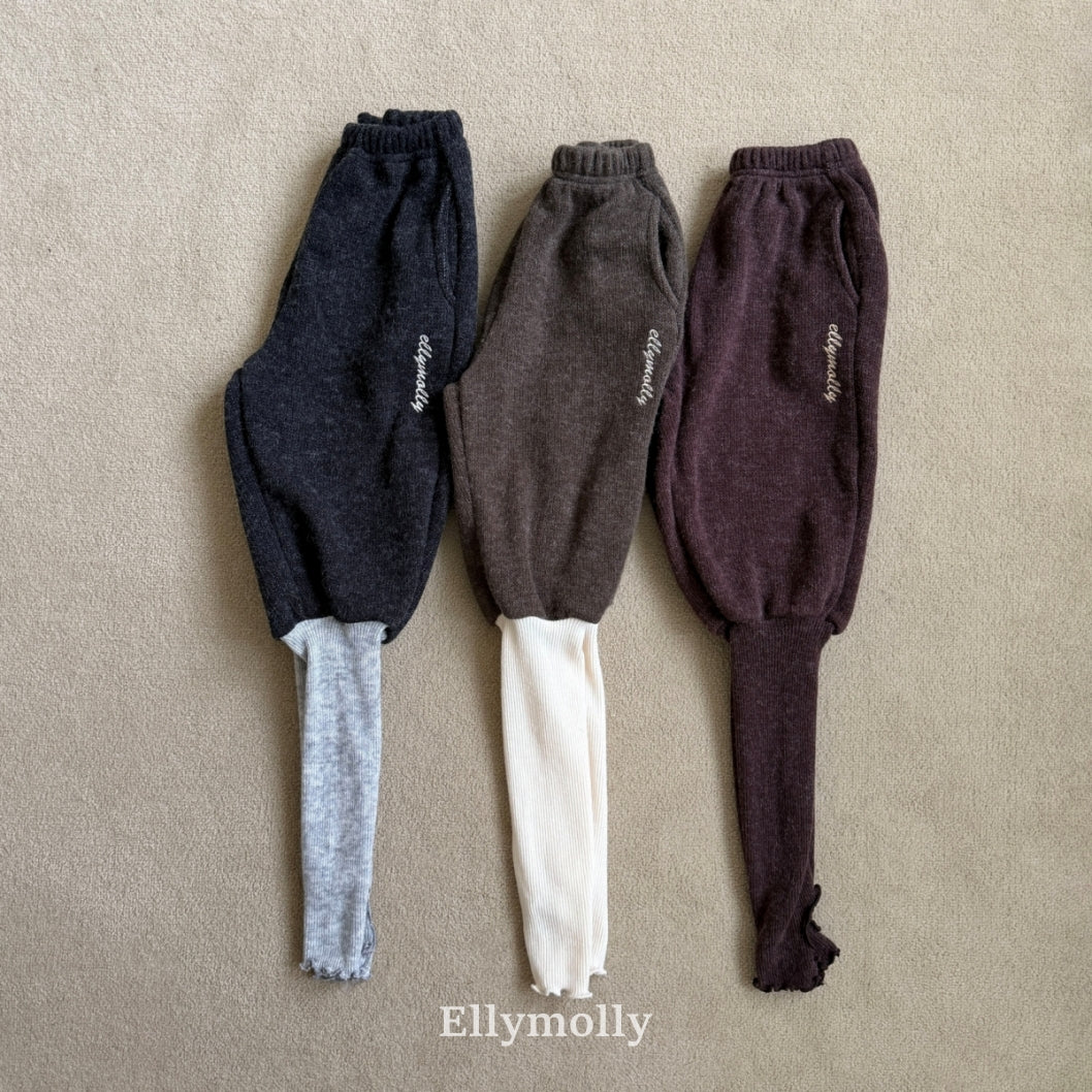 ［ELLY MOLLY］Point warm pants
