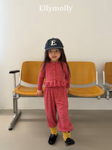 ［ELLY MOLLY］Loen stripe jogger pants