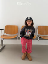 ［ELLY MOLLY］Loen stripe jogger pants
