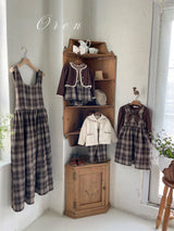 ［OREN］Noirjette check bloomer skirt