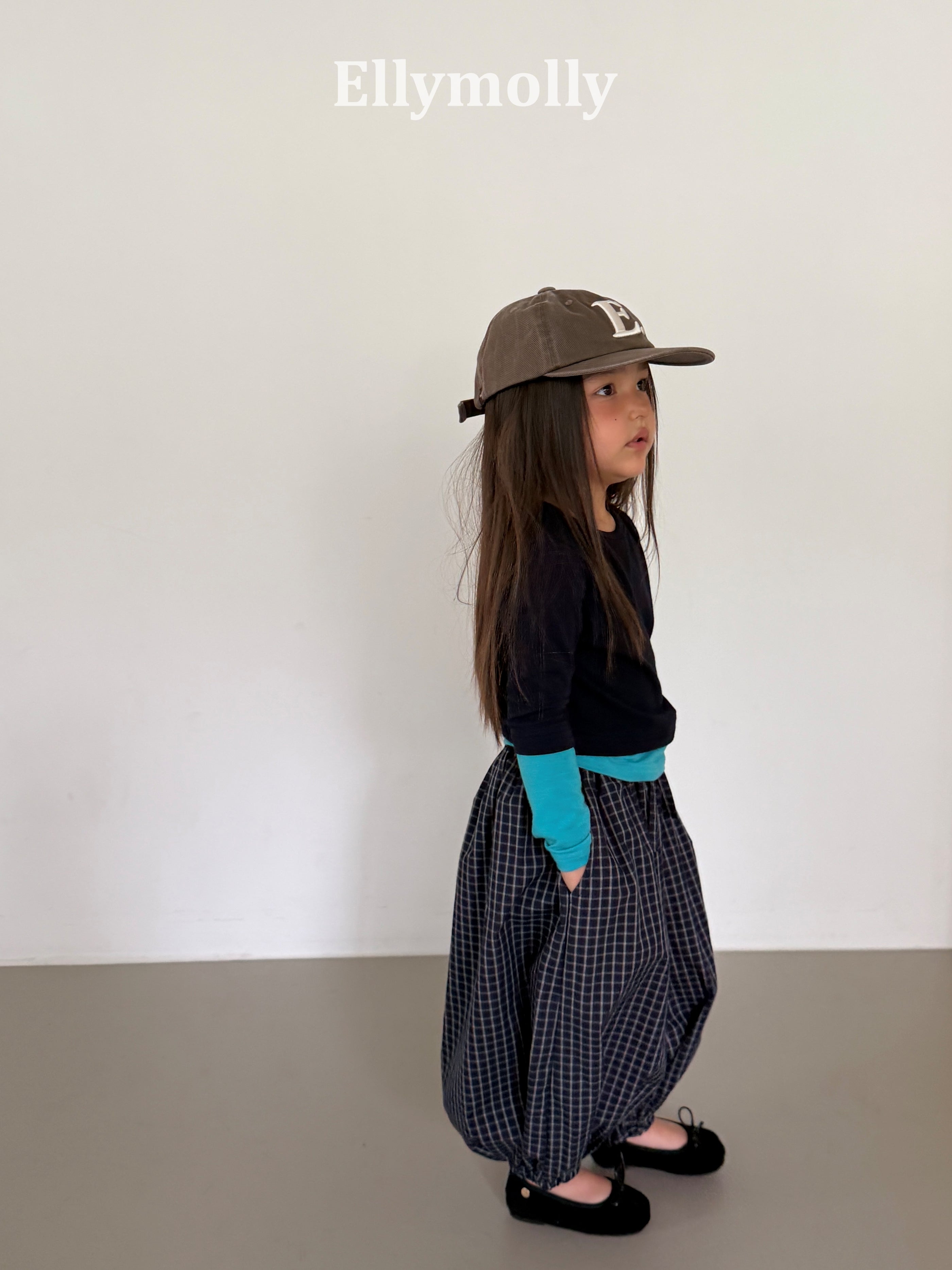 ［ELLY MOLLY］Rolling layered tee