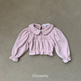 ［ELLY MOLLY］Honey round collar blouse