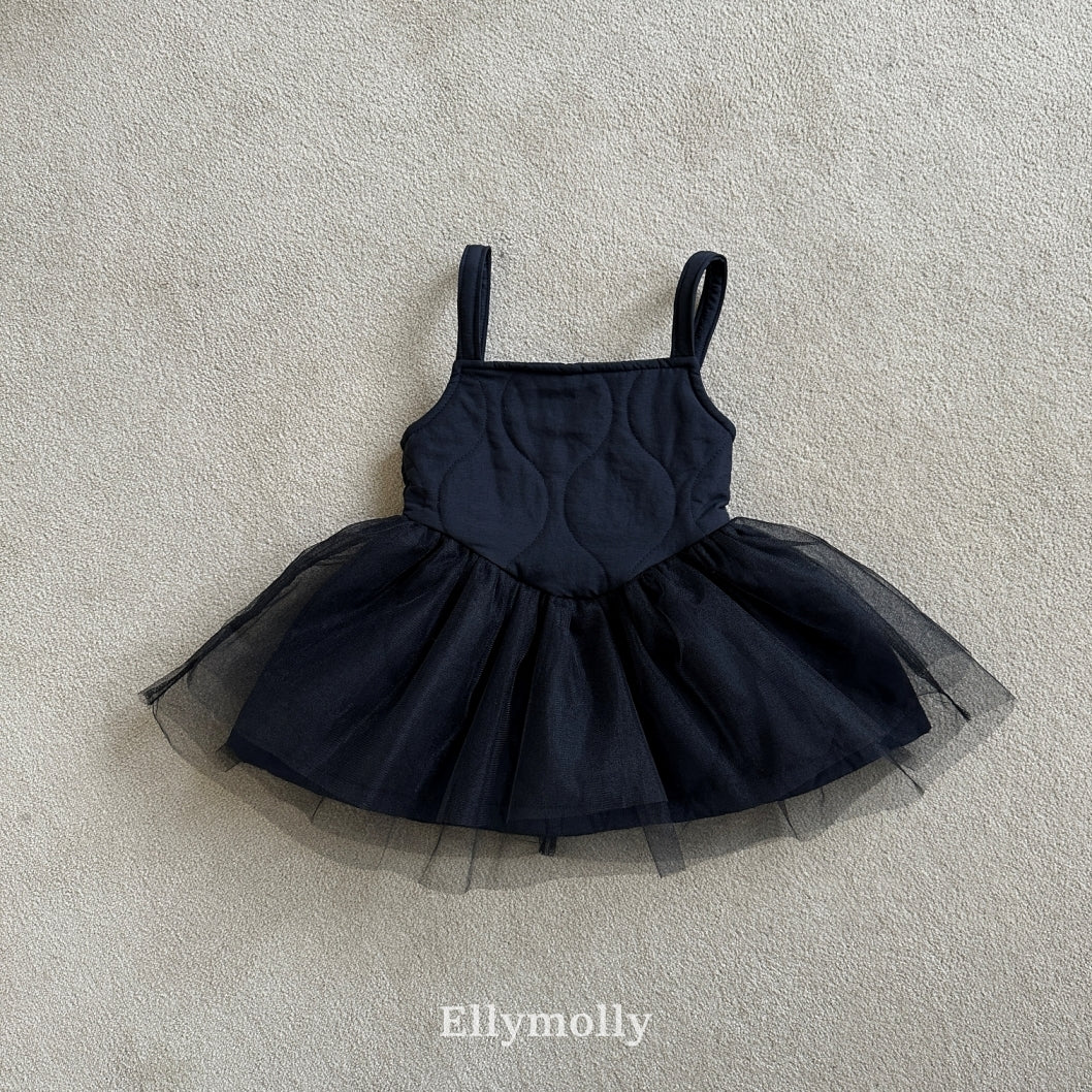 ［ELLY MOLLY］Quilting shasha one-piece