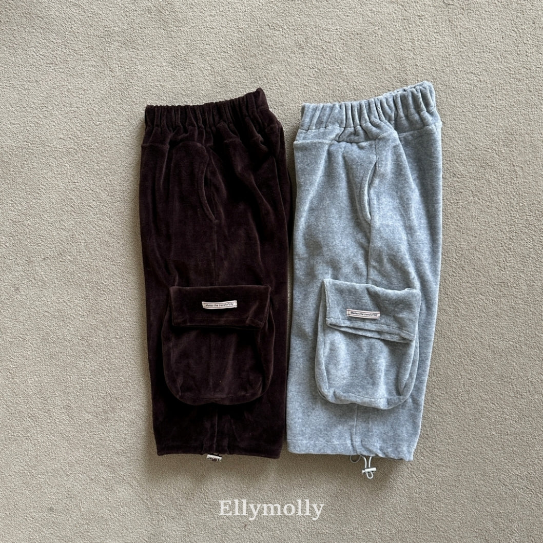 ［ELLY MOLLY］Rolling big cargo pants