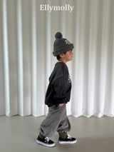 ［ELLY MOLLY］Velvet stripe jogger pants