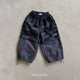 ［ELLY MOLLY］Soft warm camo pants
