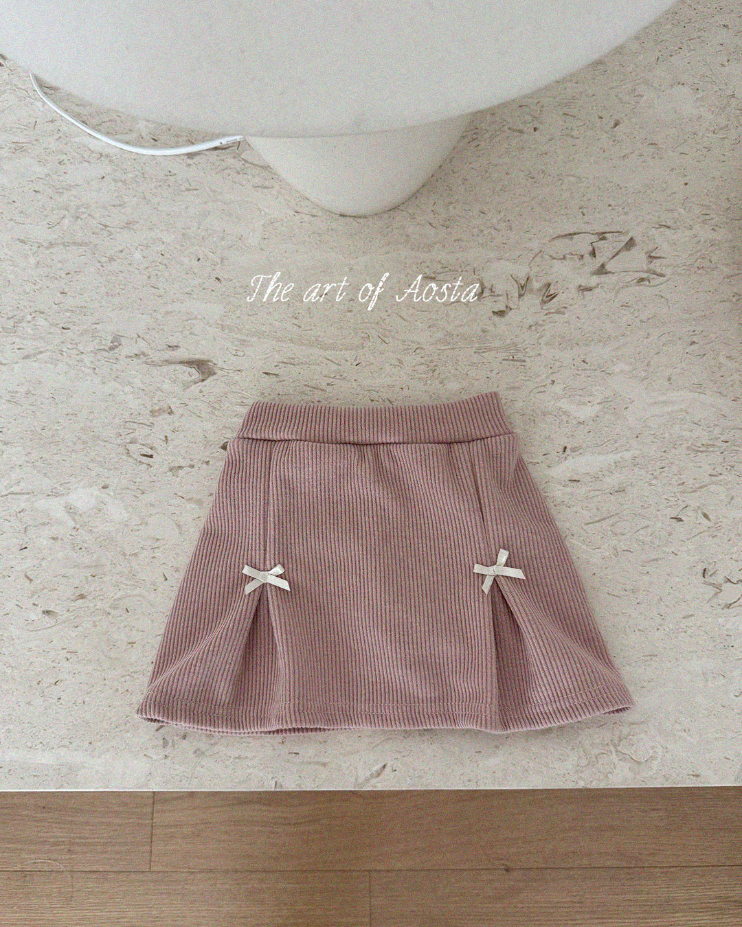 ［Aosta］Bibi Ribbon Skirt Pants