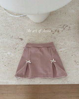 ［Aosta］Bibi Ribbon Skirt Pants