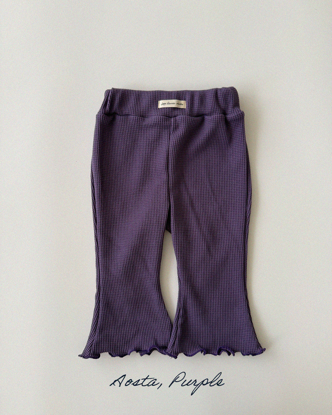 ［Aosta］Jelly Waffle Pants