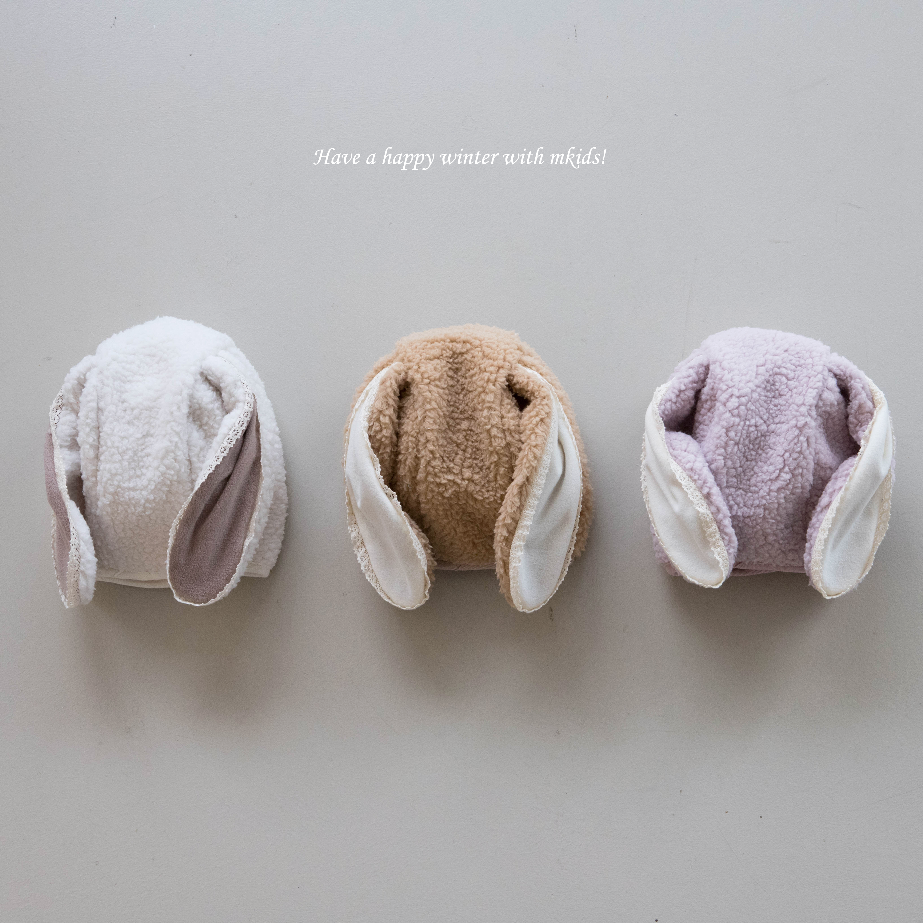 ［mkids］Bunny boa hat