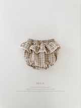Petit check frill bloomer