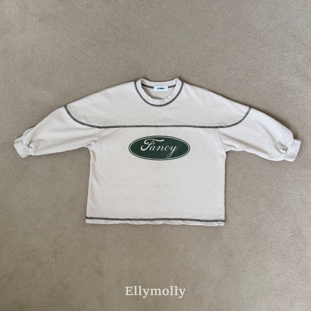 ［ELLY MOLLY］Fancy boxy tee