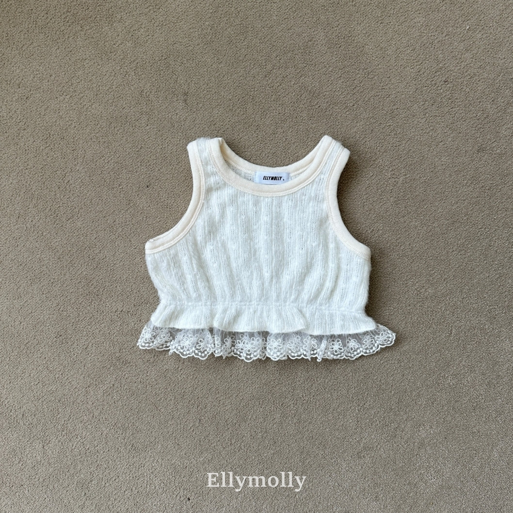 ［ELLY MOLLY］Blooming knit bustier