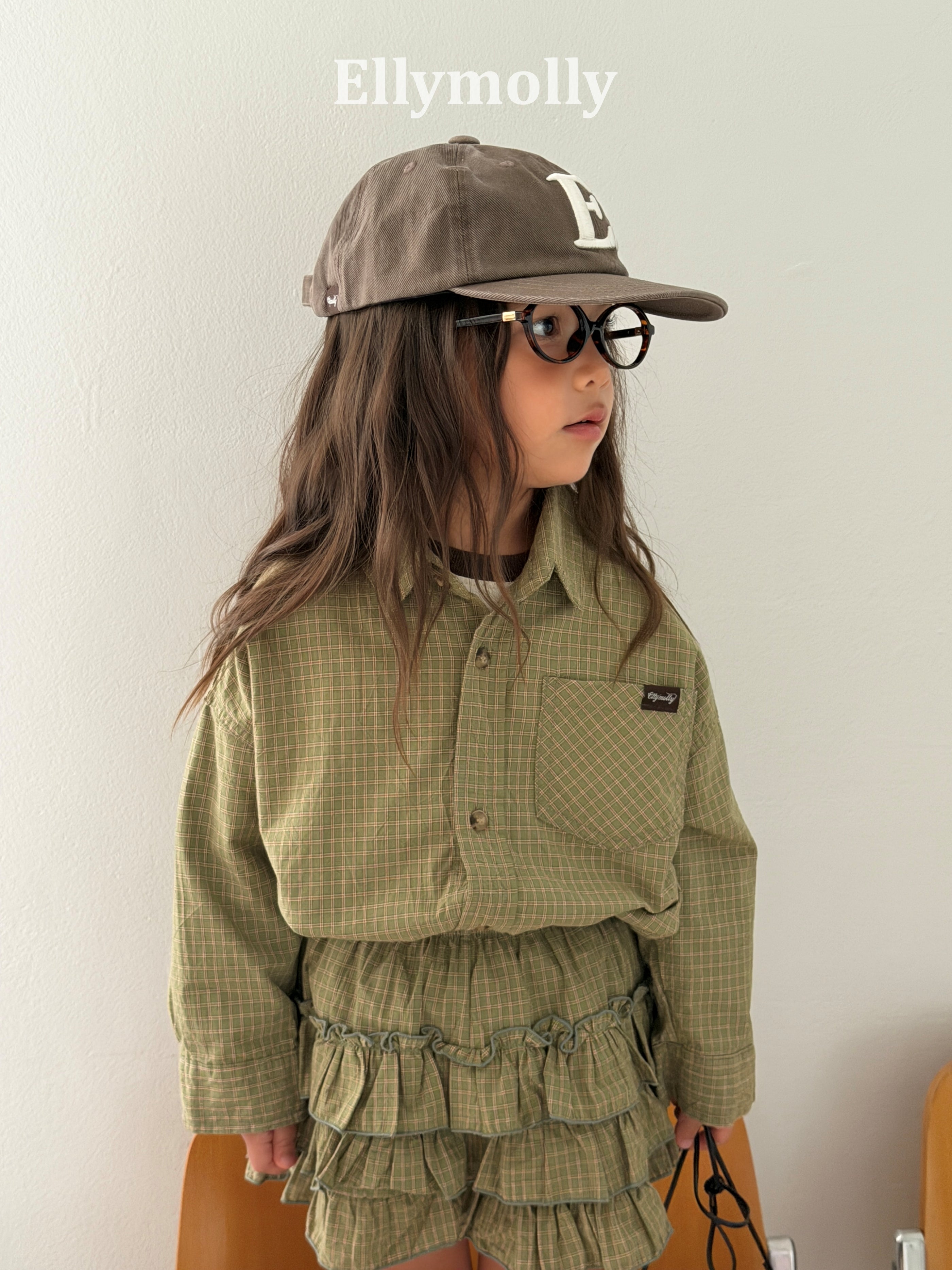 ［ELLY MOLLY］Maison check shirt