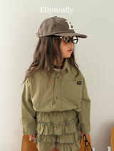 ［ELLY MOLLY］Maison check shirt
