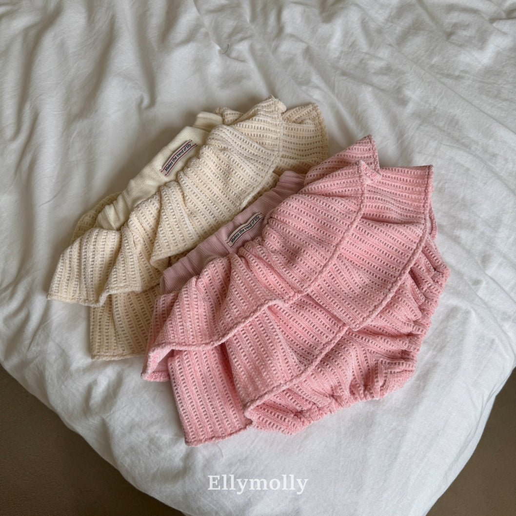 ［ELLY MOLLY］Velvet crunch pants