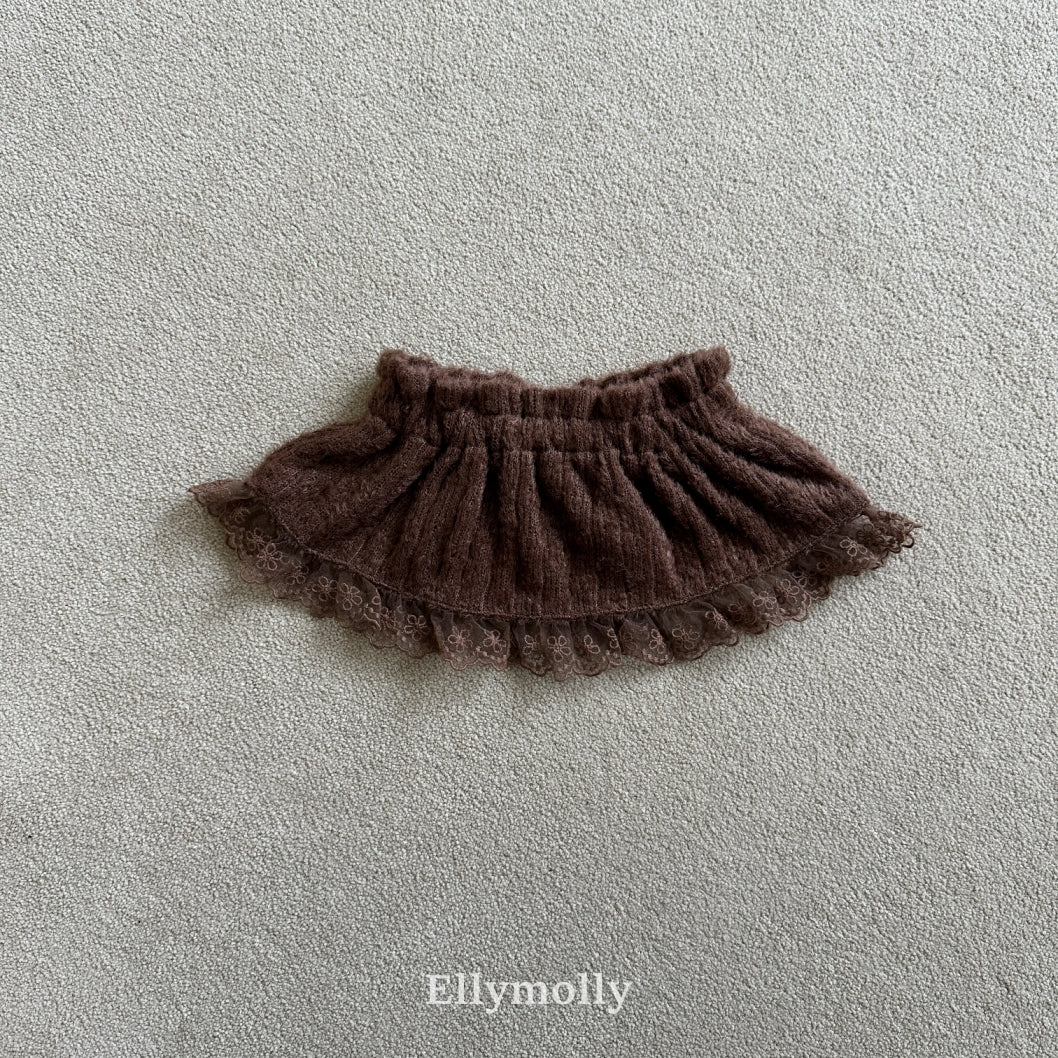 ［ELLY MOLLY］Blooming knit skirt