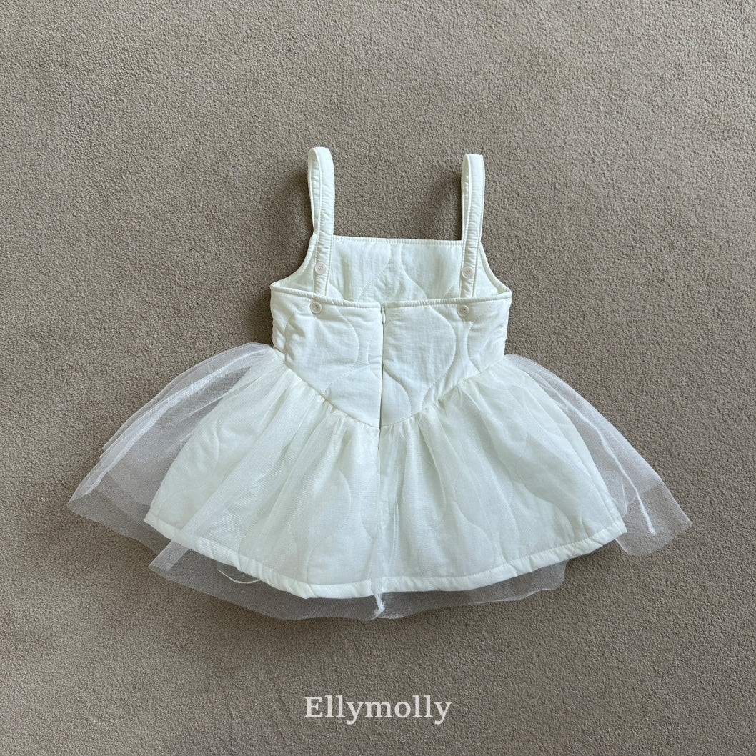 ［ELLY MOLLY］Quilting shasha one-piece