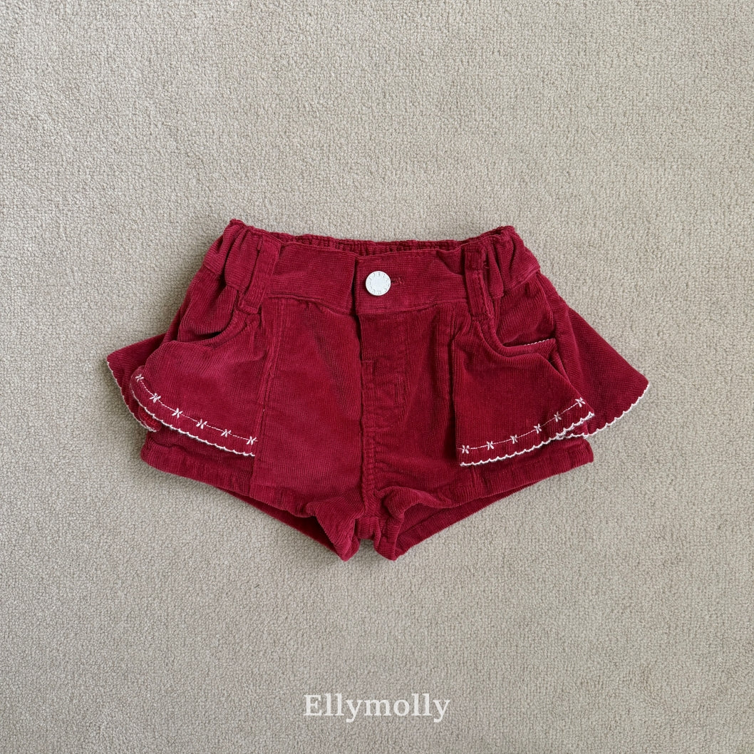 ［ELLY MOLLY］Rossy frill mini pants