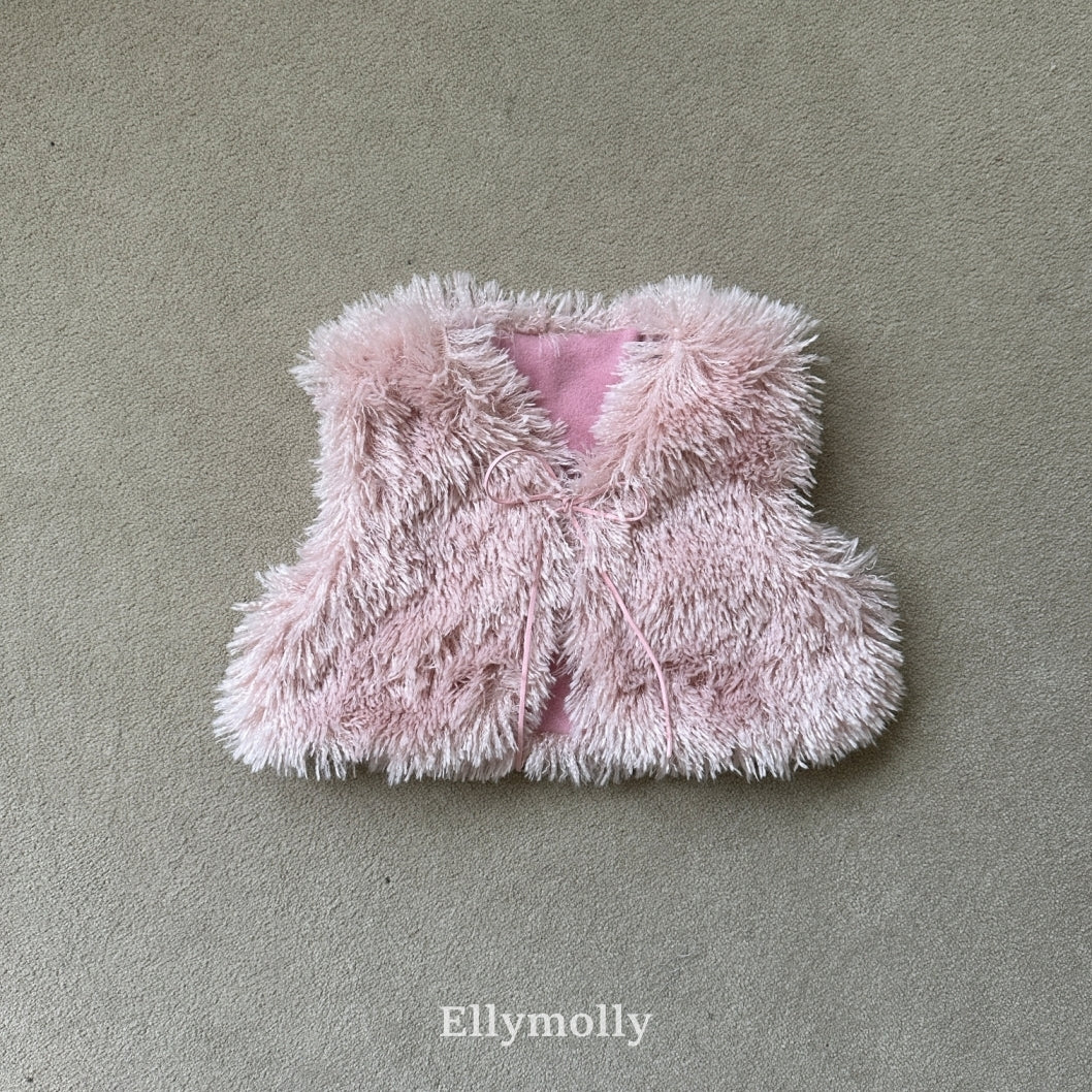 ［ELLY MOLLY］Fluffy vest