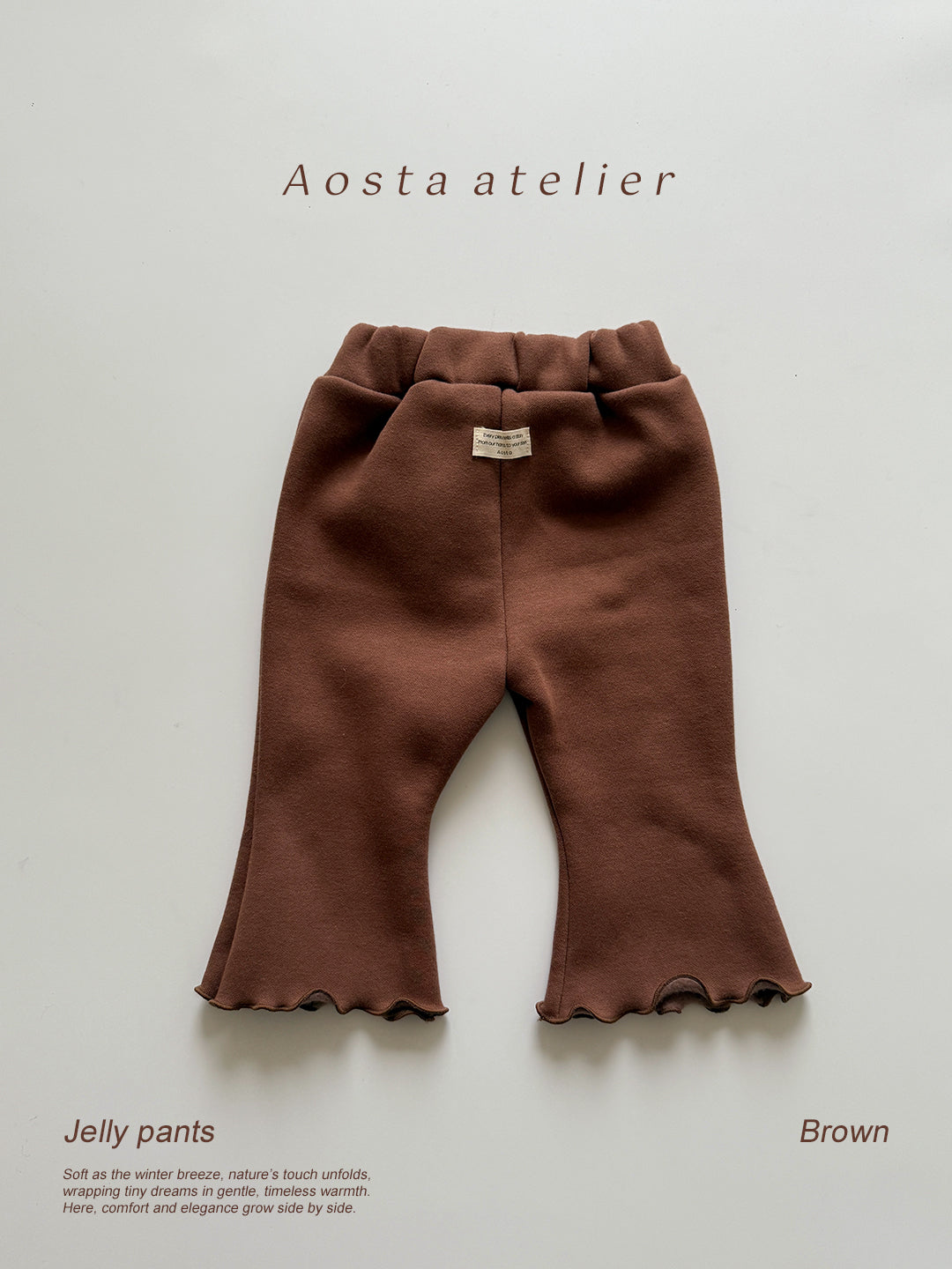 ［Aosta］Jelly pants