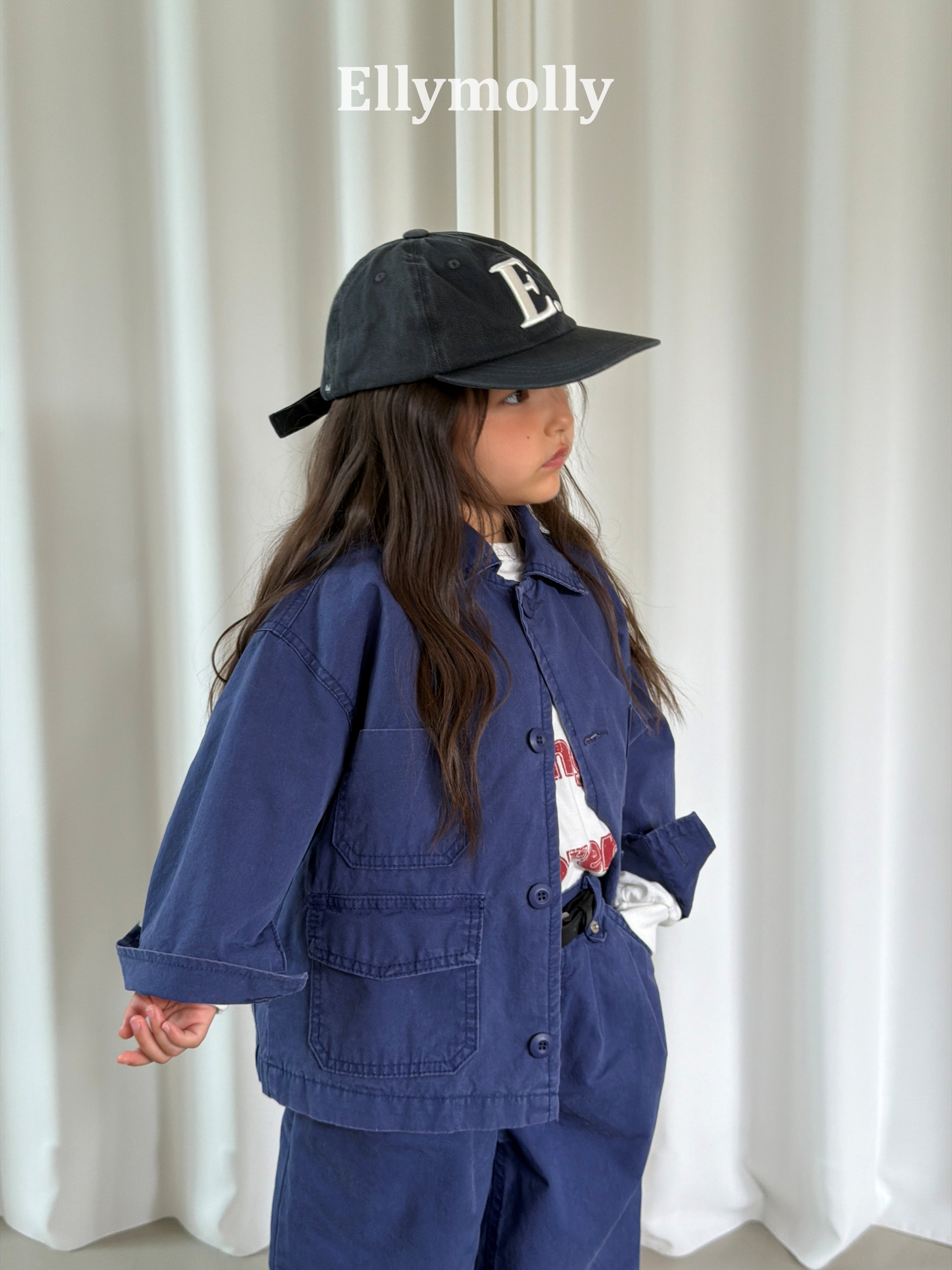 ［ELLY MOLLY］Deep tone utility jacket