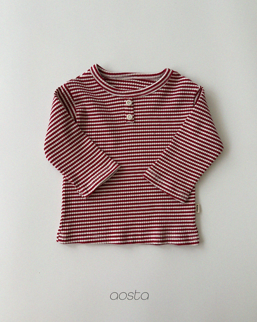 ［Aosta］Cookie Stripe Tee