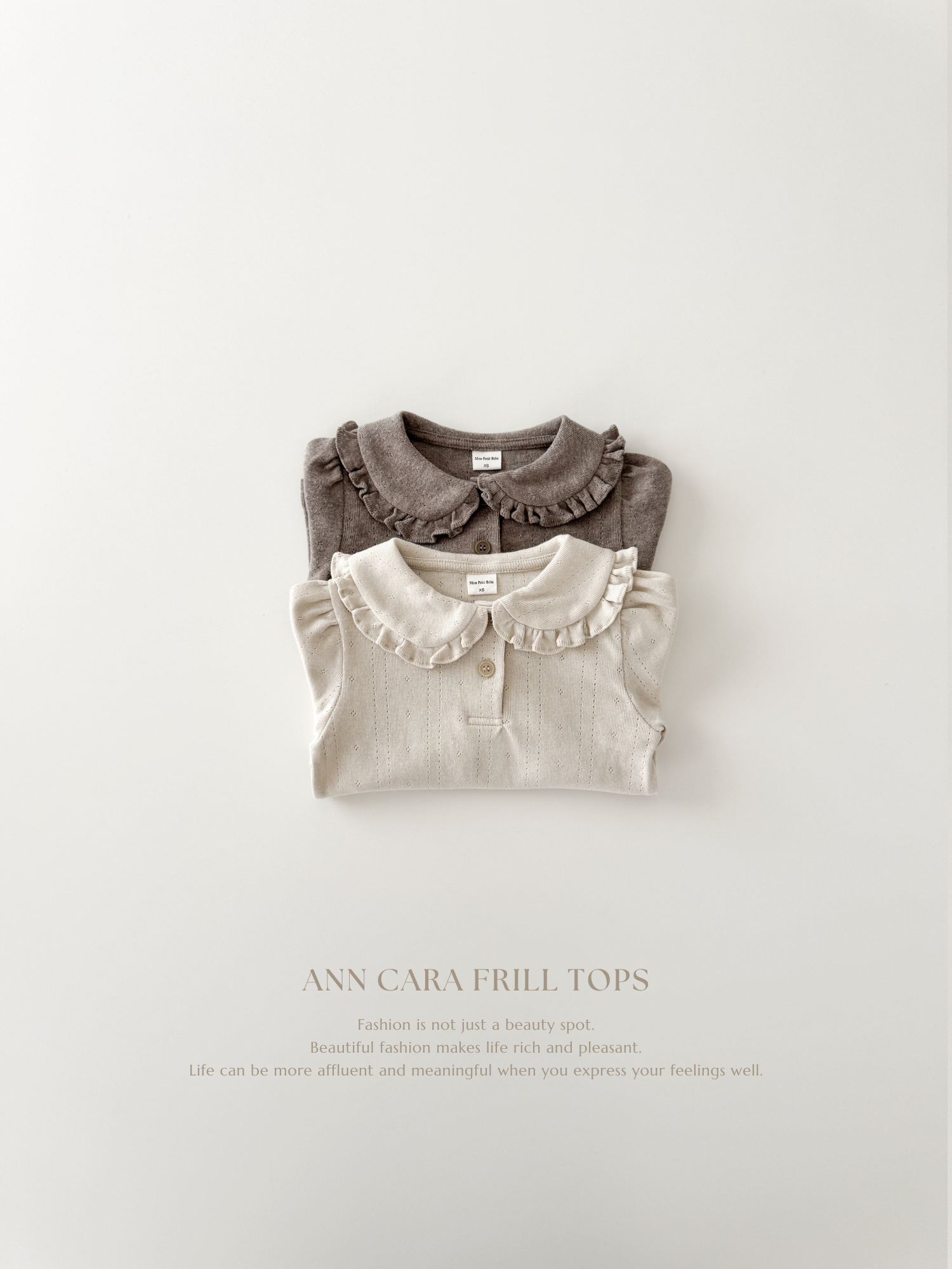 Ann cara frill tops