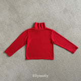 ［ELLY MOLLY］Snow warm turtleneck tee