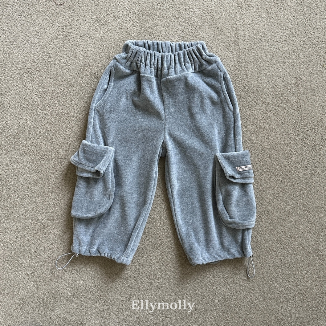 ［ELLY MOLLY］Rolling big cargo pants