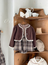 ［OREN］Noirjette check bloomer skirt