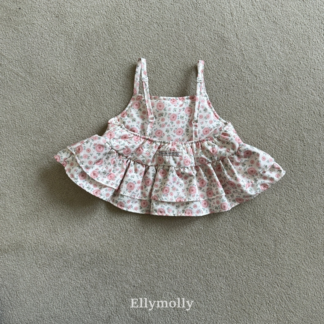 ［ELLY MOLLY］Frill top bustier