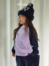 ［ELLY MOLLY］Color block raglan tee