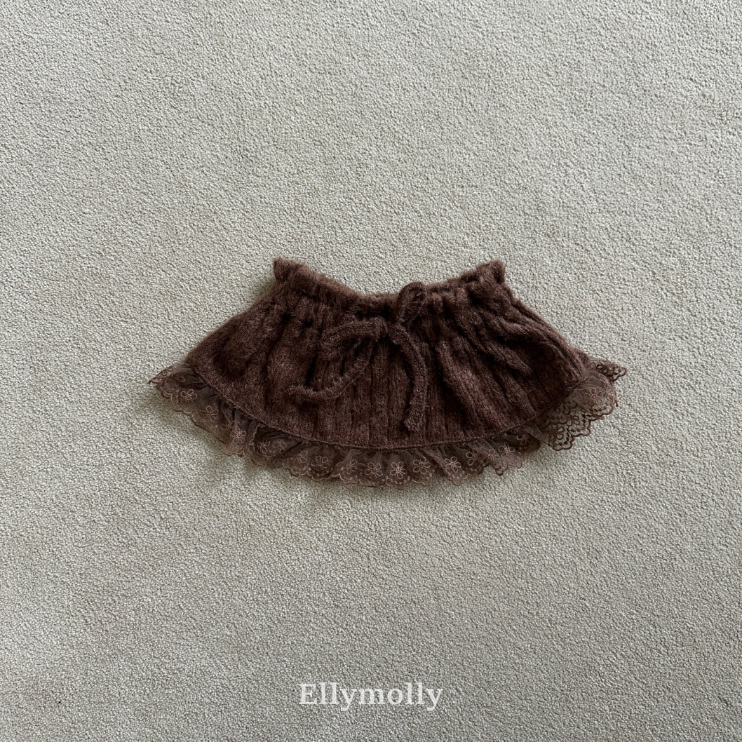 ［ELLY MOLLY］Blooming knit skirt