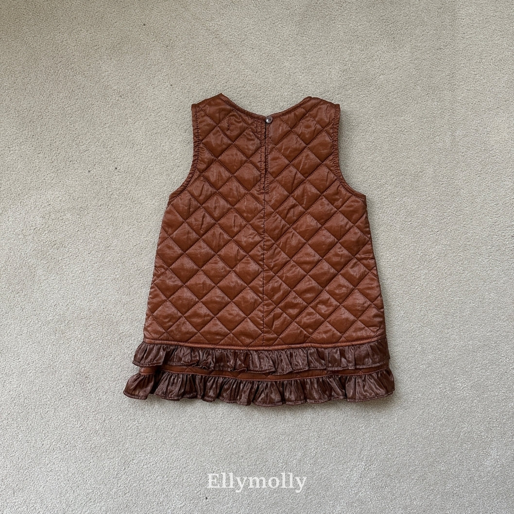 ［ELLY MOLLY］Twinkle quilting one-piece