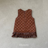 ［ELLY MOLLY］Twinkle quilting one-piece