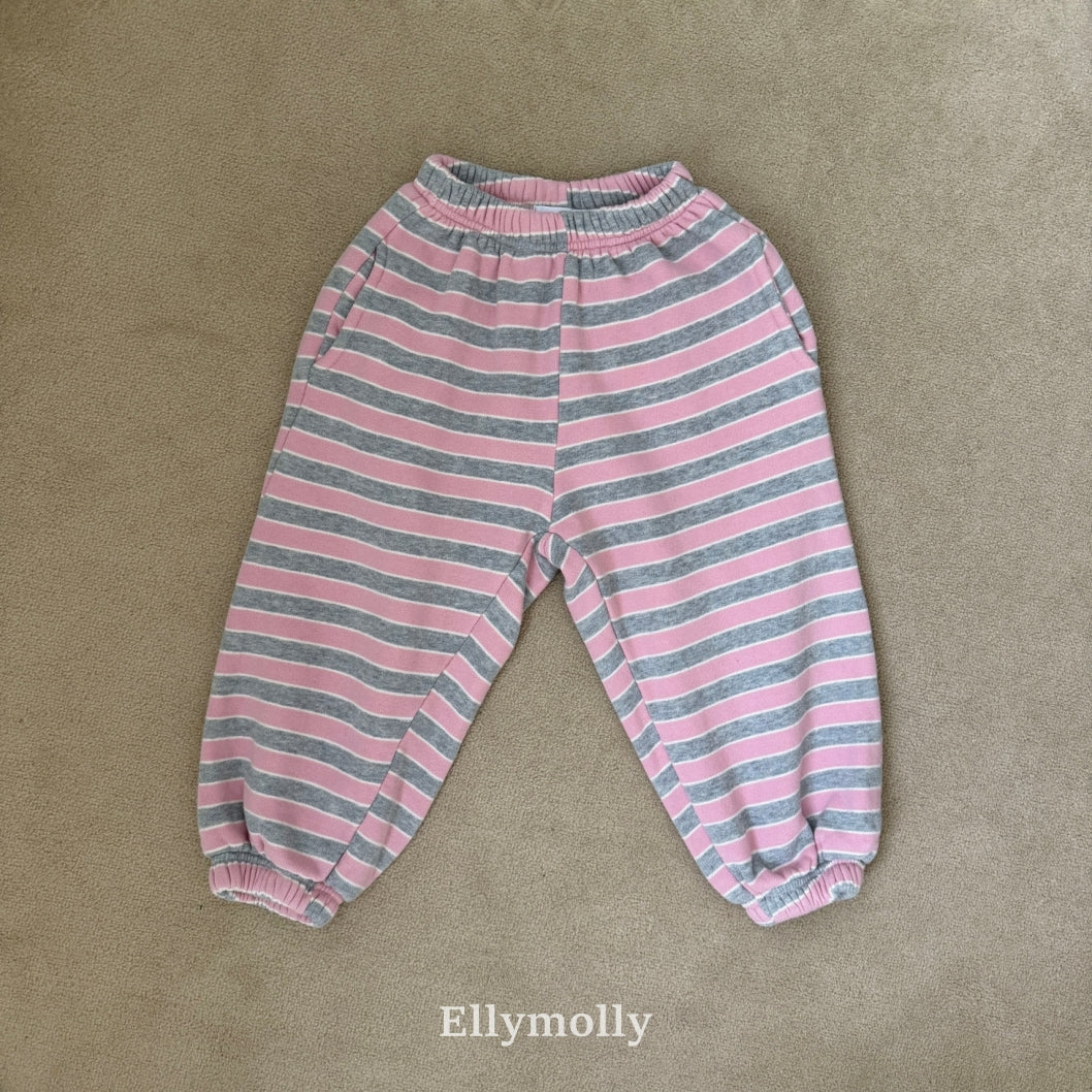 ［ELLY MOLLY］Gray heart jogger pants