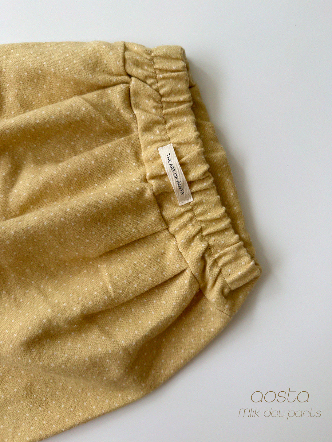［Aosta］Milk Dot Pants