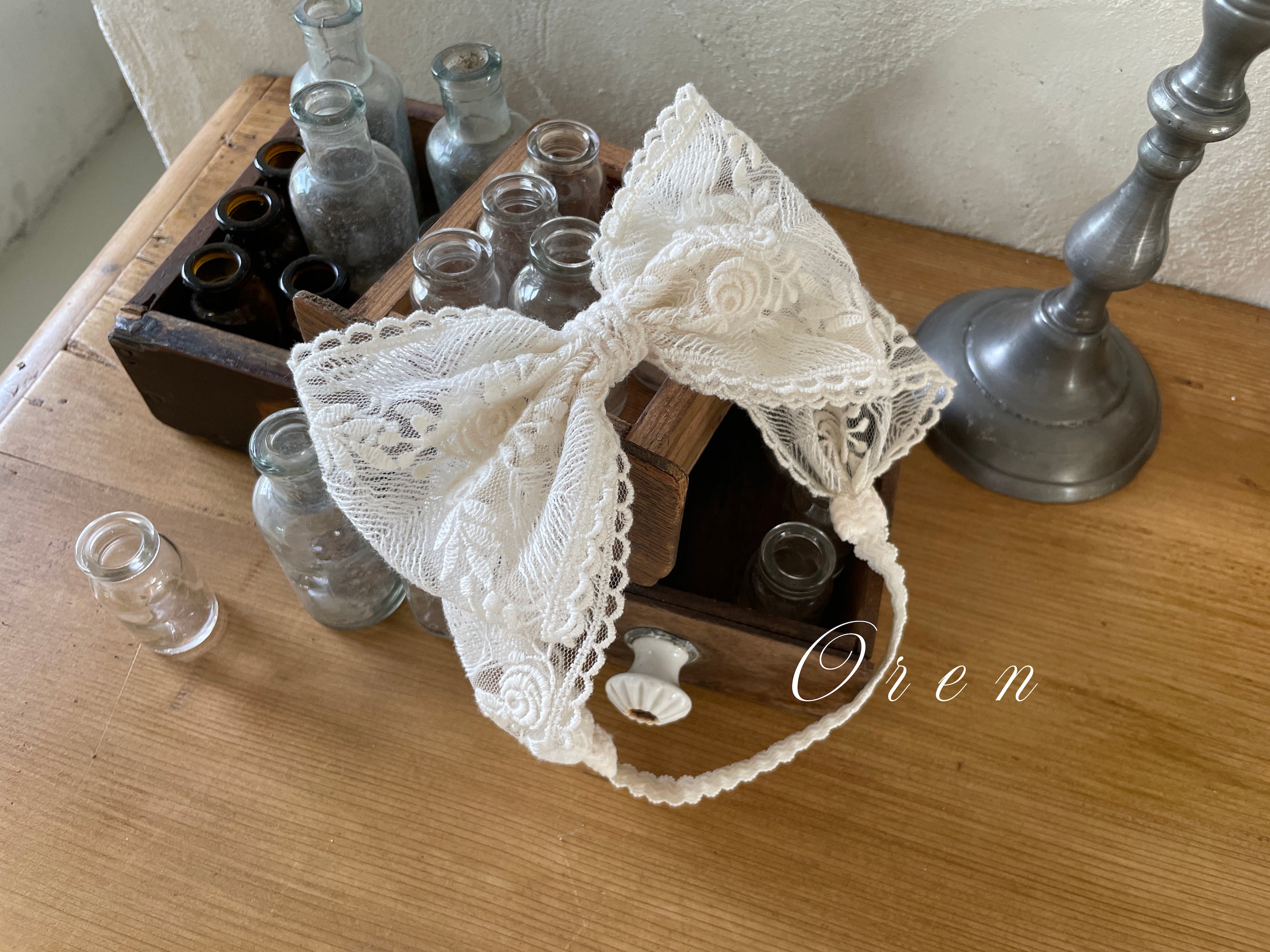 ［OREN］Vanilla ribbon hairband