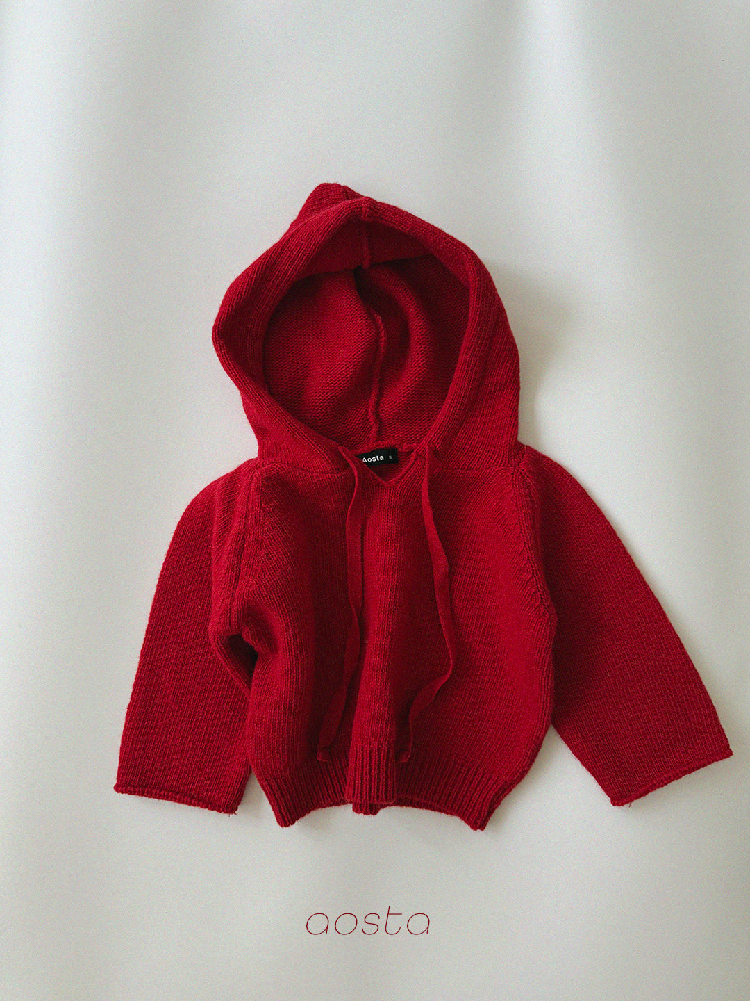 ［Aosta］Knit Cookie Hoodie