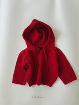 ［Aosta］Knit Cookie Hoodie