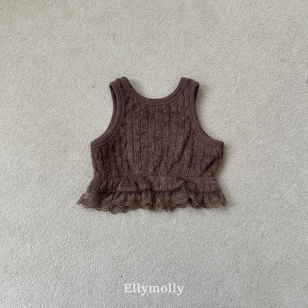 ［ELLY MOLLY］Blooming knit bustier