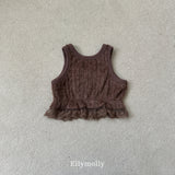 ［ELLY MOLLY］Blooming knit bustier