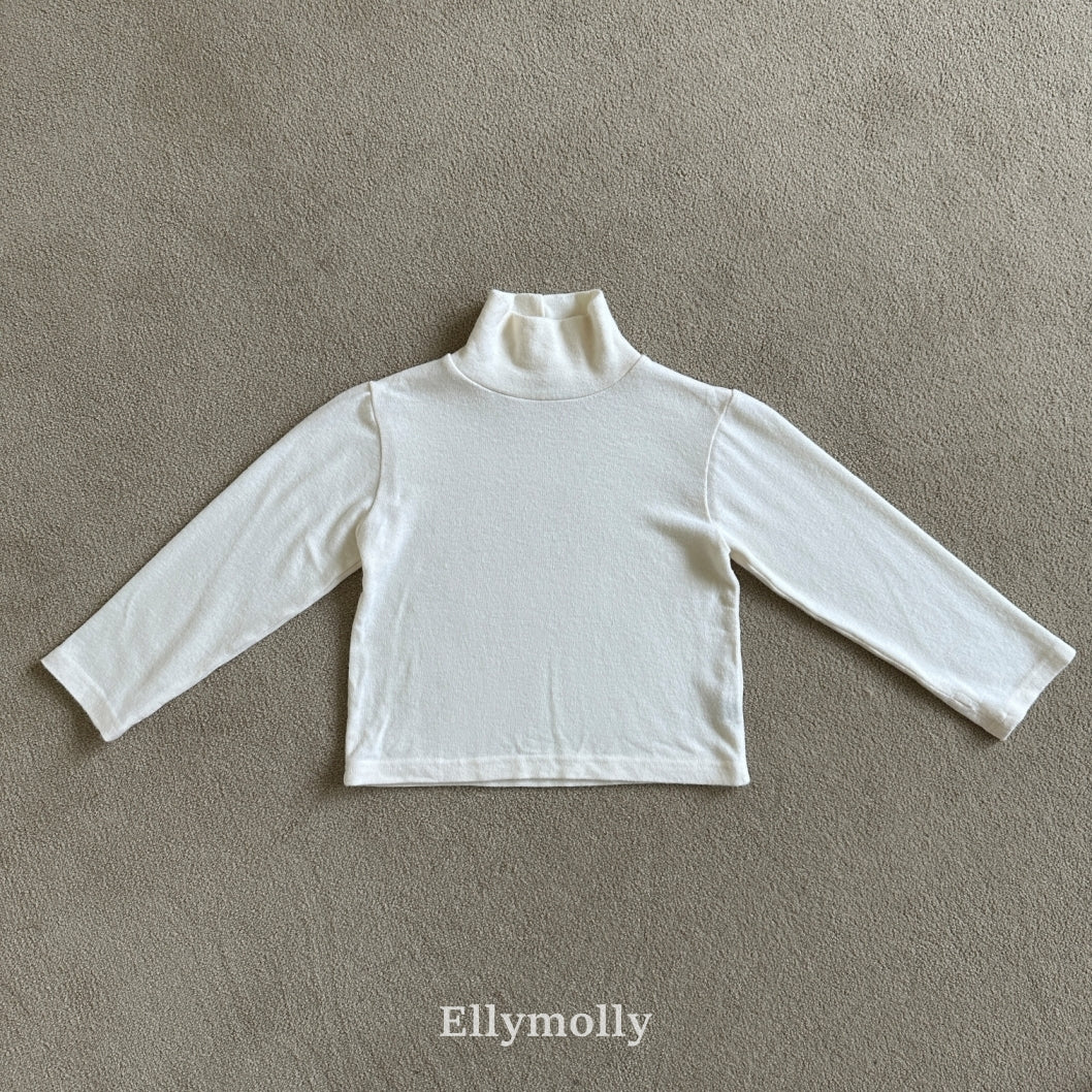 ［ELLY MOLLY］Snow warm turtleneck tee