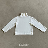［ELLY MOLLY］Snow warm turtleneck tee